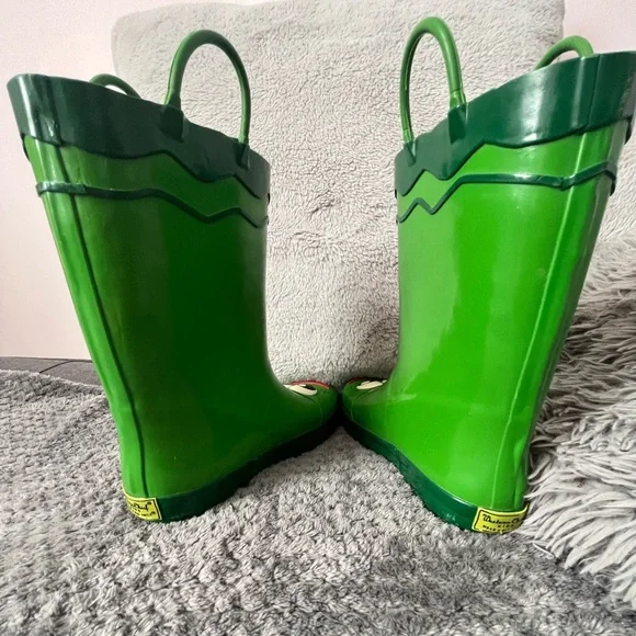 Western Chief Boys Waterproof Printed Rain Boots Size 3 - Picture 7 of 13